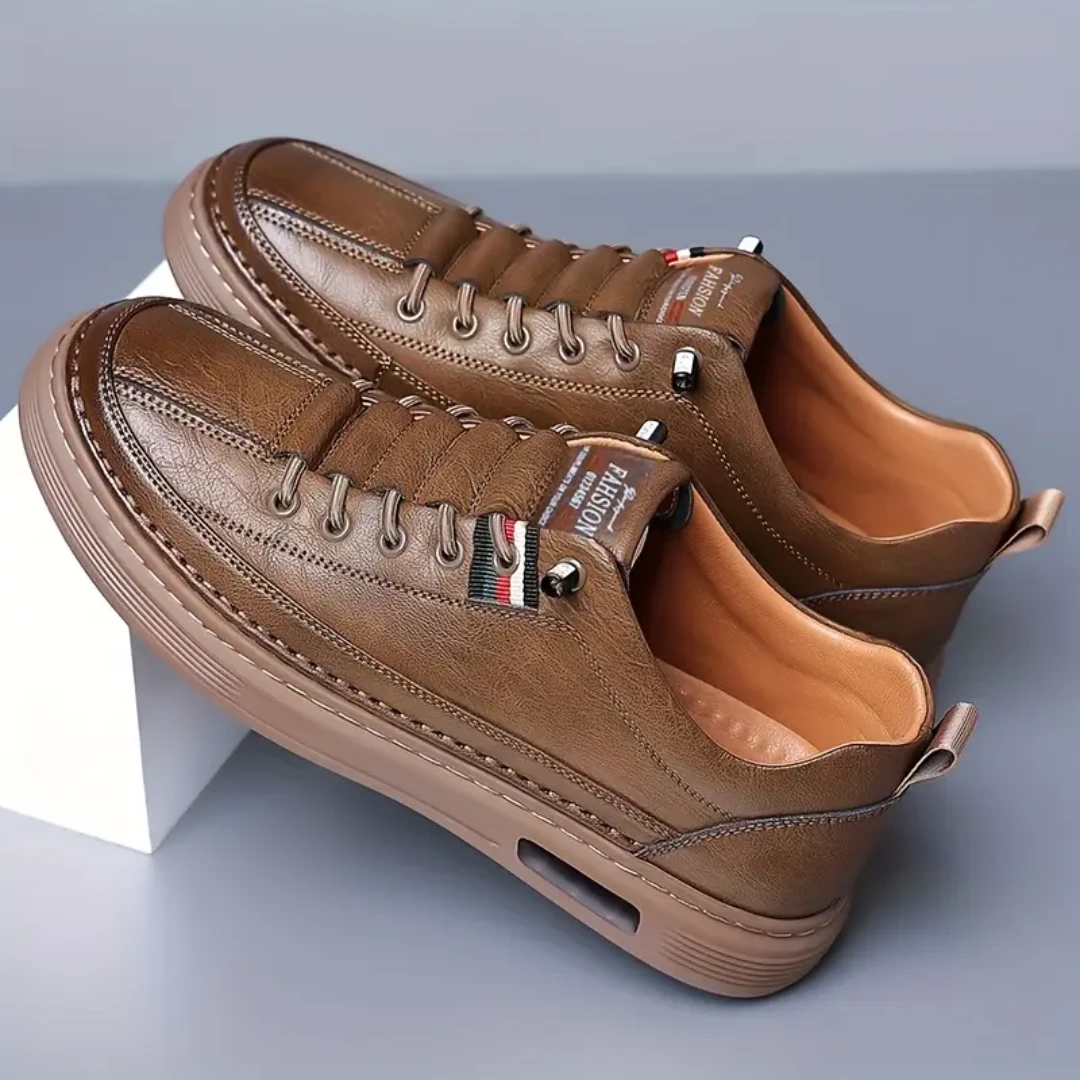 Tênis Masculino Italiano de Couro Firenzi