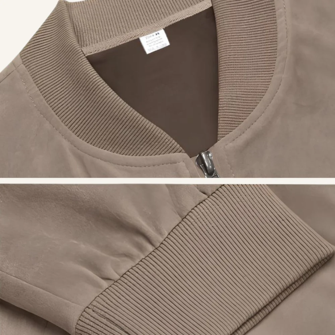 Jaqueta Masculina de Suede Old Money Firenzi