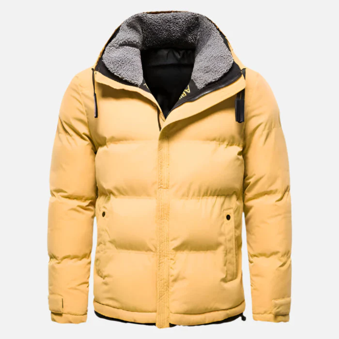 Jaqueta Masculina Puffer Forrada em Lã Firenzi