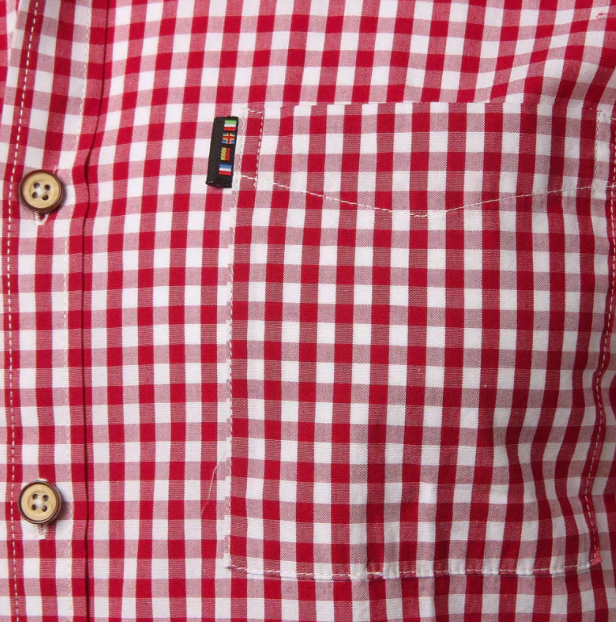 Camisa Social Masculina Manga Longa Quadriculada Firenzi