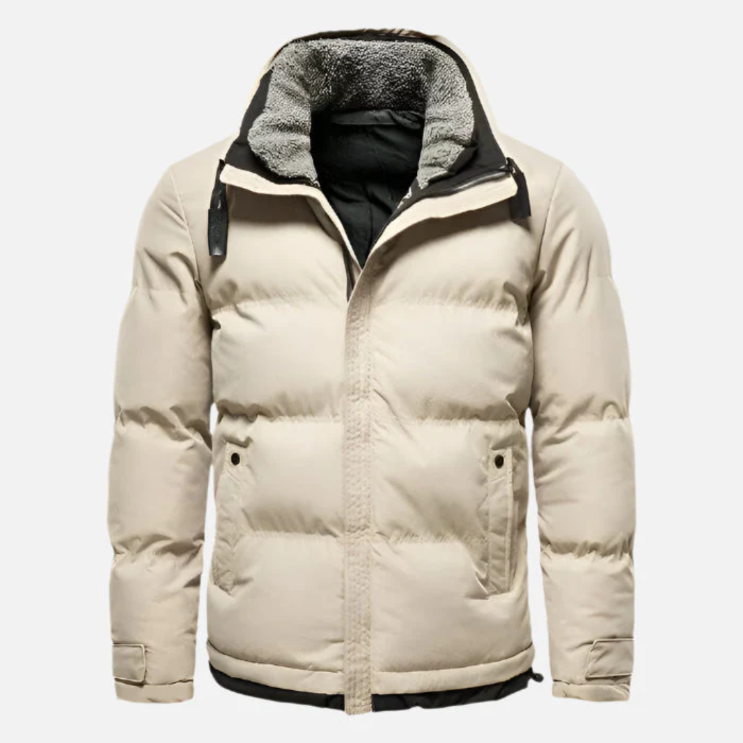 Jaqueta Masculina Puffer Forrada em Lã Firenzi