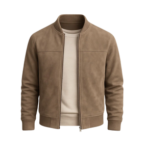 Jaqueta Masculina de Suede Old Money Firenzi