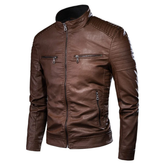 Jaqueta Masculina de Couro Italiano Firenzi