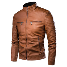 Jaqueta Masculina de Couro Italiano Firenzi