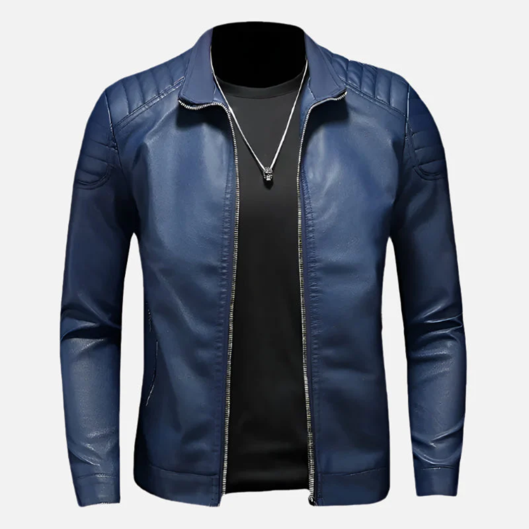 Jaqueta de Couro Masculina Velmark Firenzi