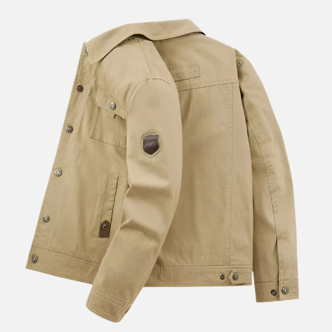 Jaqueta Casual Masculina em Algodão Firenzi