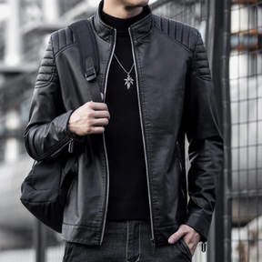Jaqueta de Couro Masculina Velmark Firenzi