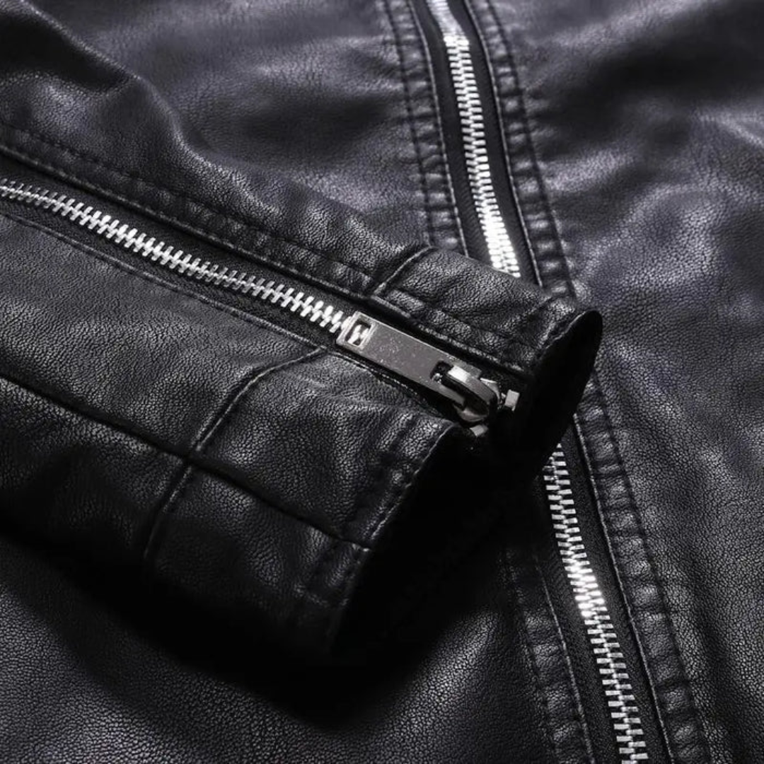 Jaqueta Masculina em Couro Firenzi