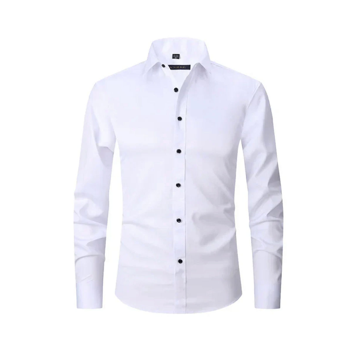 Camisa Social Masculina Elástica Slim Fit