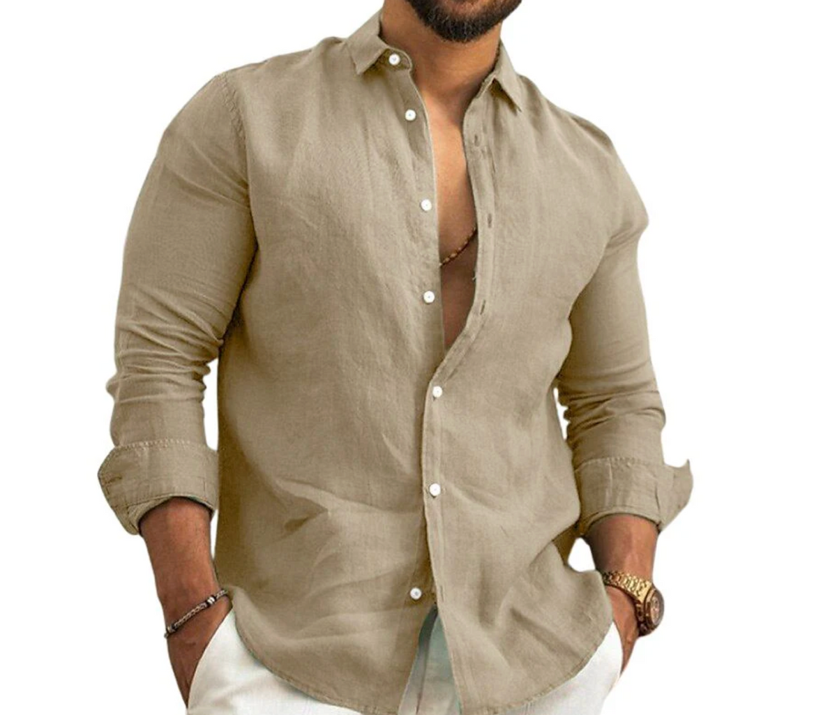 Camisa de Linho Masculina Firenzi