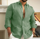 Camisa de Linho Masculina Firenzi